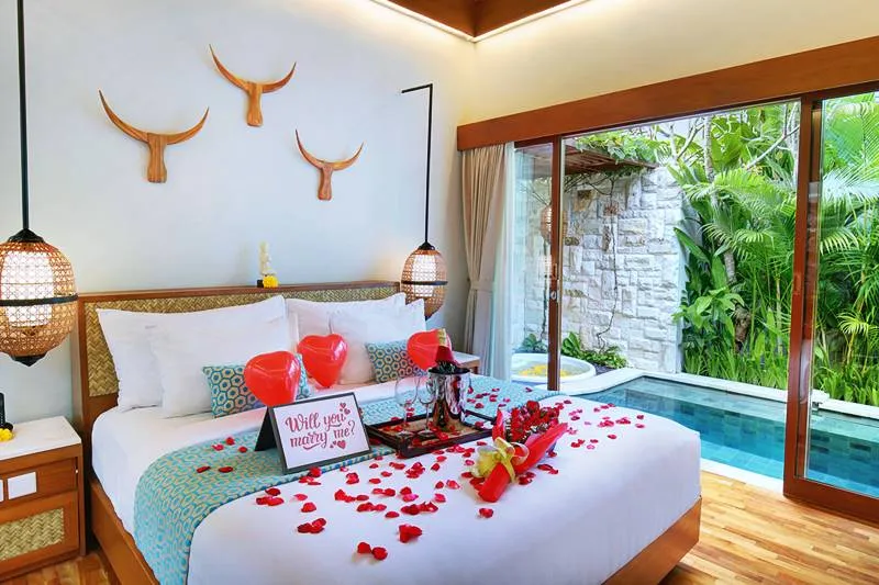 8691 romantic bali villa sunset