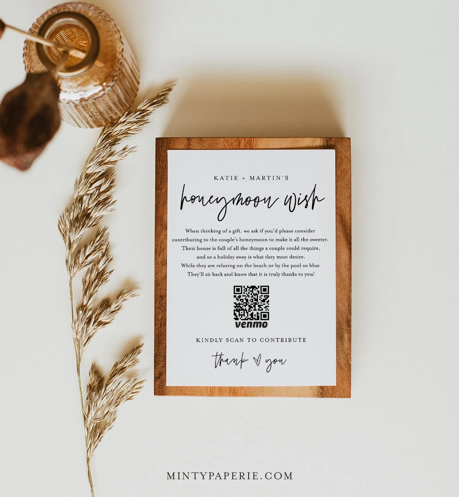8759 honeymoon wish romantic dinner