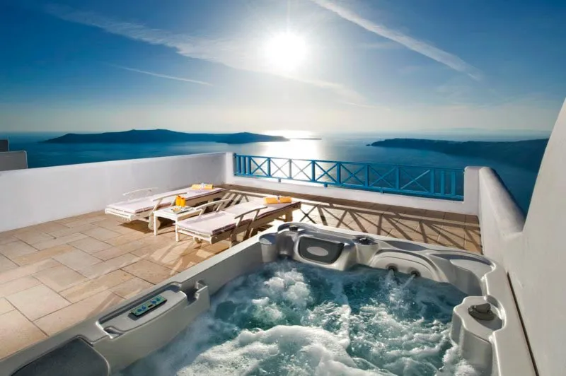 8786 imerovigli hotel pool